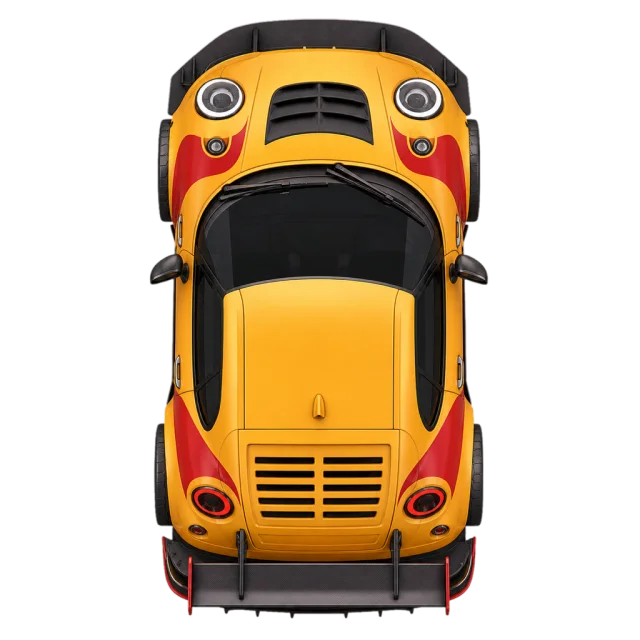Bug top-down racing machine