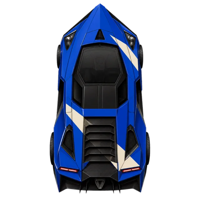 Wedge top-down racing machine